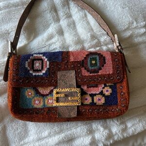 Beaded Fendi Baguette Bag